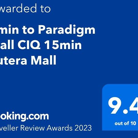 5Min Paradigm Mall 15Min Sutera Mall Ciq 10Pax Apartment Johor Bahru Bagian luar foto